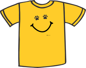 T-Shirt Smiley Paws