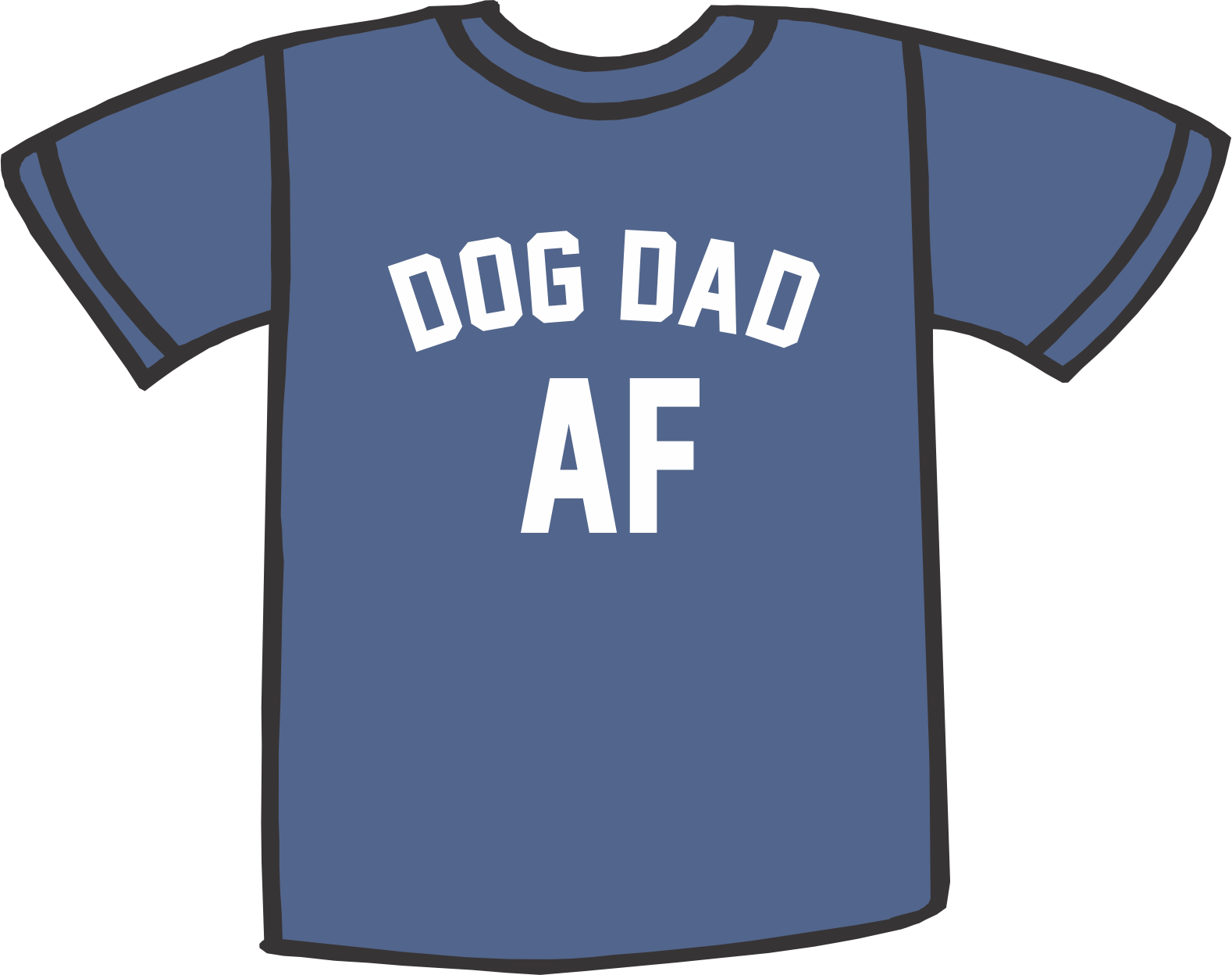 Dog daddy af outlet shirt